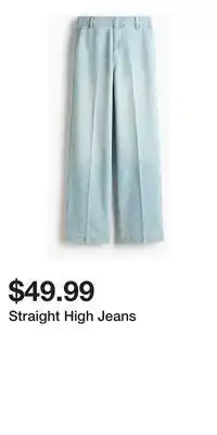 H&M Straight High Jeans offer