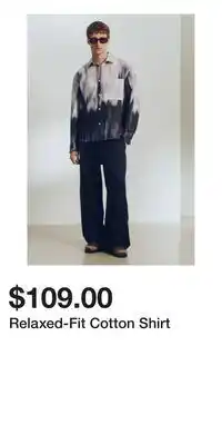 H&M Relaxed-Fit Cotton Shirt offer
