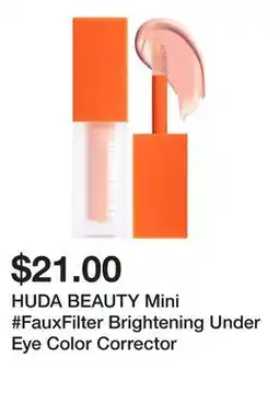 Sephora HUDA BEAUTY Mini #FauxFilter Brightening Under Eye Color Corrector offer