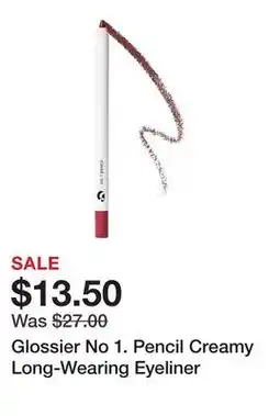 Sephora Glossier No 1. Pencil Creamy Long-Wearing Eyeliner offer