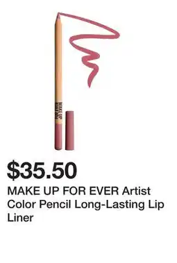 Sephora MAKE UP FOR EVER Artist Color Pencil Long-Lasting Lip Liner offer