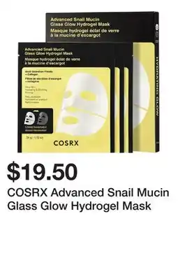 Sephora COSRX Advanced Snail Mucin Glass Glow Hydrogel Mask offer