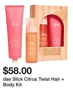 Sephora dae Slick Citrus Twist Hair + Body Kit offer