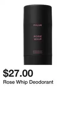 Sephora Rose Whip Deodorant offer