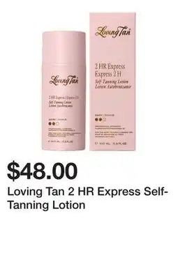 Sephora Loving Tan 2 HR Express Self-Tanning Lotion offer