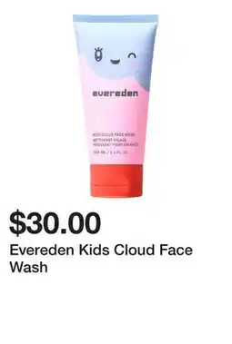 Sephora Evereden Kids Cloud Face Wash offer
