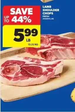 Real Canadian Superstore LAMB SHOULDER CHOPS offer
