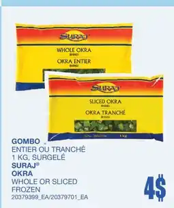 Wholesale Club GOMBO ENTIER OU TRANCHÉ, 1 KG, SURGELÉ offer
