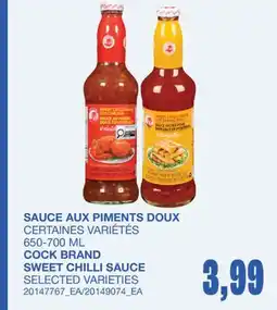 Wholesale Club SAUCE AUX PIMENTS DOUX offer