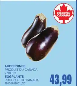 Wholesale Club AUBERGINES offer