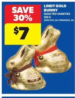 Real Canadian Superstore LINDT GOLD BUNNY offer