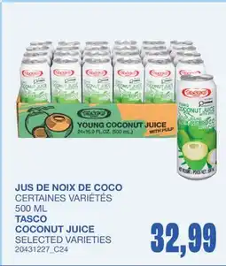 Wholesale Club JUS DE NOIX DE COCO OU EAU DE NOIX DE COCO offer