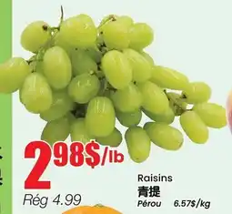 Btrust Supermarket Raisins offer