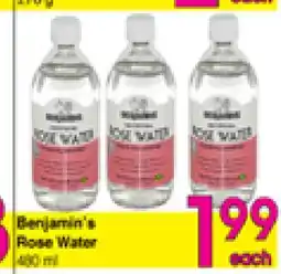 Danforth Food Market Benjamin's Rose Water offer