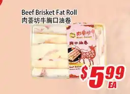 WinCo Food Mart Beef Brisket Fat Roll offer