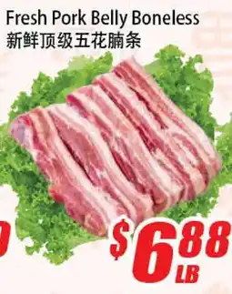 WinCo Food Mart Fresh Pork Belly Boneless offer