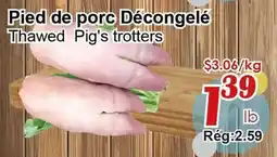 Marche C&T Pied de porc Décongelé offer