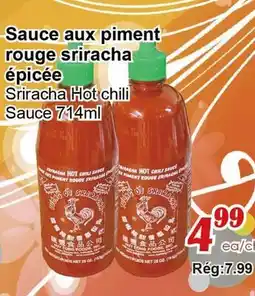Marche C&T Sauce aux piment rouge sriracha épicée offer