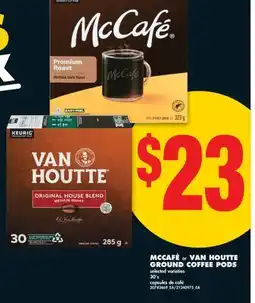 No Frills MCCAFÉ or VAN HOUTTE GROUND COFFEE PODS, 30'S offer