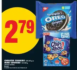 No Frills CHRISTIE COOKIES 240-303 g or MINI COOKIES 144-200 g offer