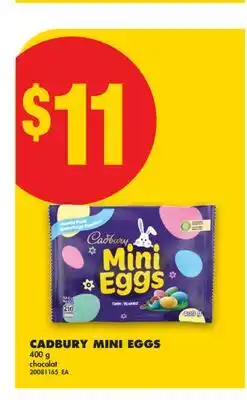 No Frills CADBURY MINI EGGS offer