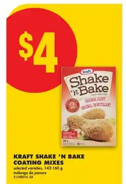 No Frills KRAFT SHAKE'N BAKE COATING MIXES offer