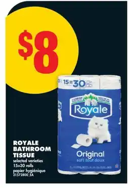 No Frills ROYALE BATHROOM TISSUE, 15 = 30 ROLLS offer