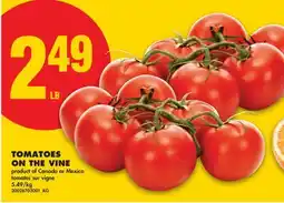 No Frills TOMATOES ON THE VINE offer