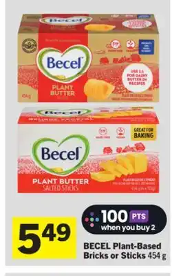 Foodland BECEL Plant-Based Bricks or Sticks offer
