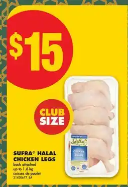 No Frills SUFRA HALAL CHICKEN LEGS, UP TO offer