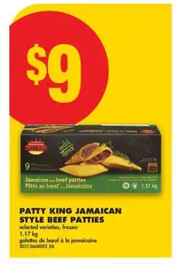 No Frills PATTY KING JAMAICAN STYLE BEEF PATTIES offer