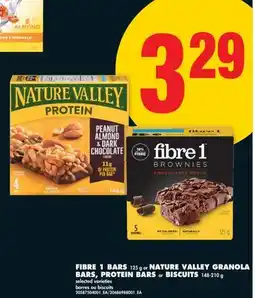 No Frills FIBRE 1 BARS, 125 G OR NATURE VALLEY GRANOLA BARS, PROTEIN BARS OR BISCUITS offer