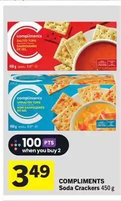 Foodland COMPLIMENTS Soda Crackers offer