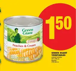 No Frills GREEN GIANT VEGETABLES, 341/398 mL offer