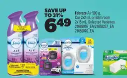 Real Canadian Superstore FEBREZE AIR, 500 G CAR, 2X2 ML OR BATHROOM, 2X15 ML offer