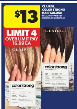 Real Canadian Superstore CLAIROL COLOR STRONG HAIR COLOUR offer