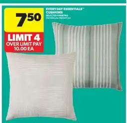 Real Canadian Superstore EVERYDAY ESSENTIALS CUSHIONS offer
