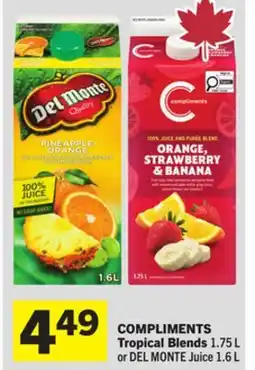 Foodland COMPLIMENTS Tropical Blends offer