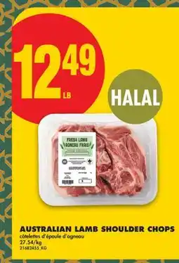 No Frills AUSTRALIAN LAMB SHOULDER CHOPS offer