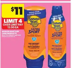 Real Canadian Superstore BANANA BOAT SUN CARE PRODUCTS offer