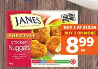 Foodland JANES Boxed and Breaded Poultry offer