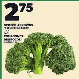 Independent Grocer BROCCOLI CROWNS offer