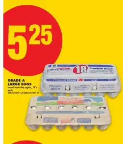 No Frills GRADE A LARGE EGGS, 18' s offer