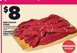 Independent Grocer BEEF STIR FRY STRIPS offer