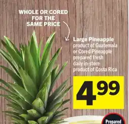 Foodland Large Pineapple offer