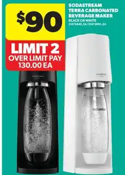 Real Canadian Superstore SODASTREAM TERRA CARBONATED BEVERAGE MAKER offer