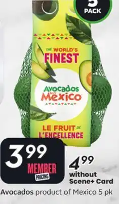 Sobeys Avocados offer