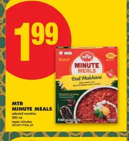 No Frills MTR MINUTE MEALS offer