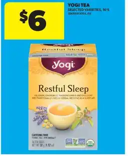 Real Canadian Superstore YOGI TEA, 16' S offer
