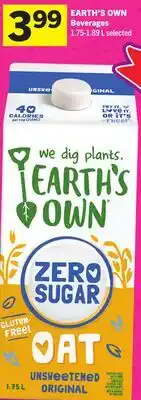 Foodland EARTH'S OWN Beverages offer